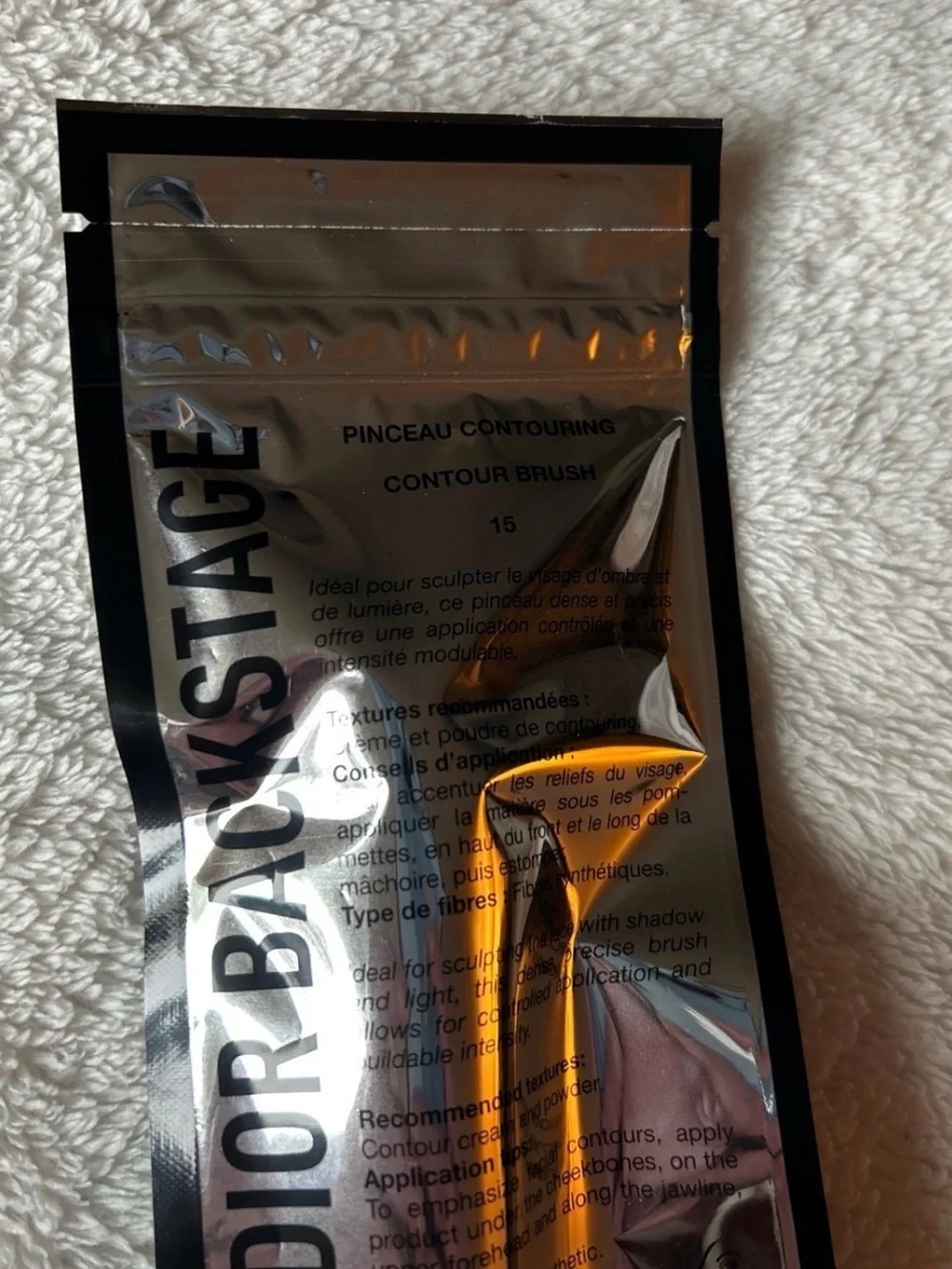 Dior angled face